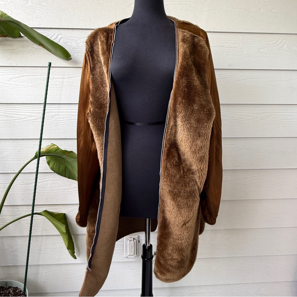 Vintage London Fog “Weather of Distinction” Mohair Faux Fur Maincoat‎ – One Size